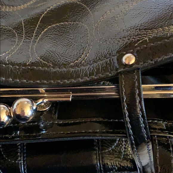 Beautiful Coach Bag! “C” Stitching Design! Black. - Picture 11 of 16